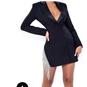 Black suit dress